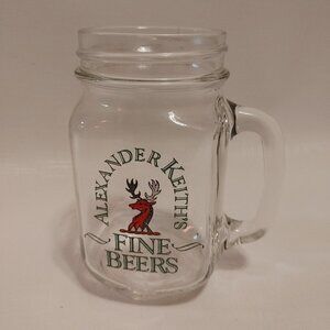 Clear Alexander Keith's Glass Beer Mug